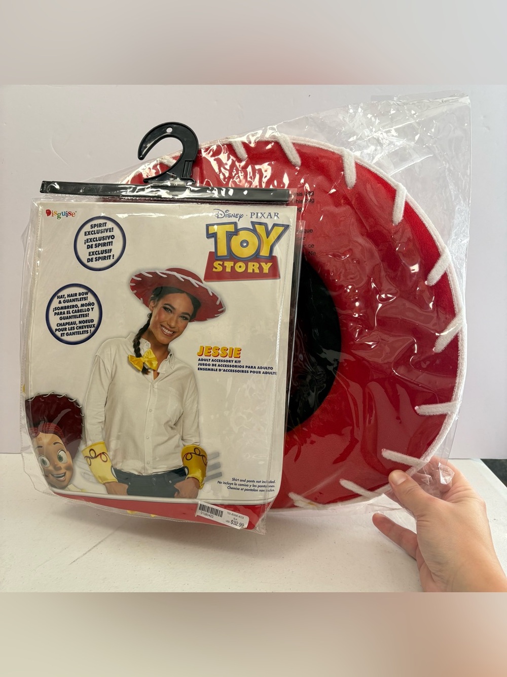 Disney Pixar Toy Story Jessie Costume Kit Adult One Size Disguise Halloween New